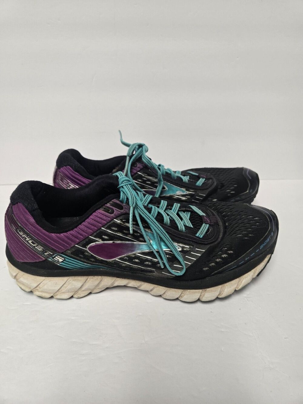 Brooks Ghost 9 Road Running Neutral Athletic Shoes Lightweight Mesh Women Sz 9
